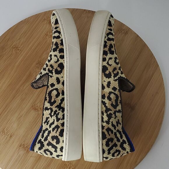 Rothy's Slip on Sneakers Animal Cheetah Print Women's Size 6 - Picture 8 of 10